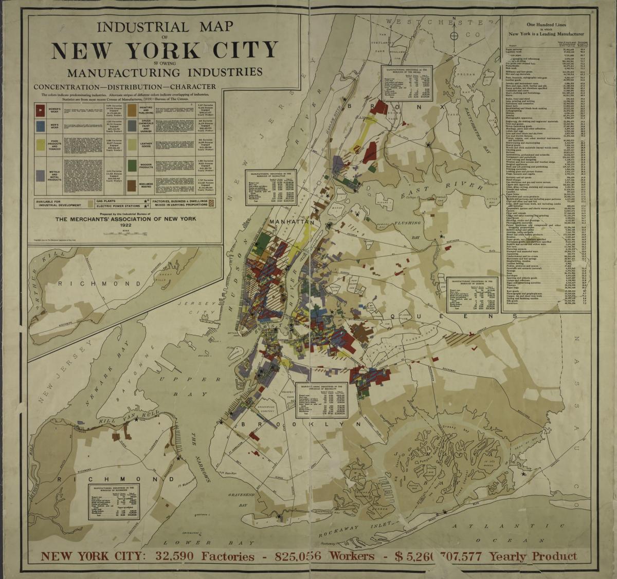 mapa de la Ciudad de Nueva York de 1900