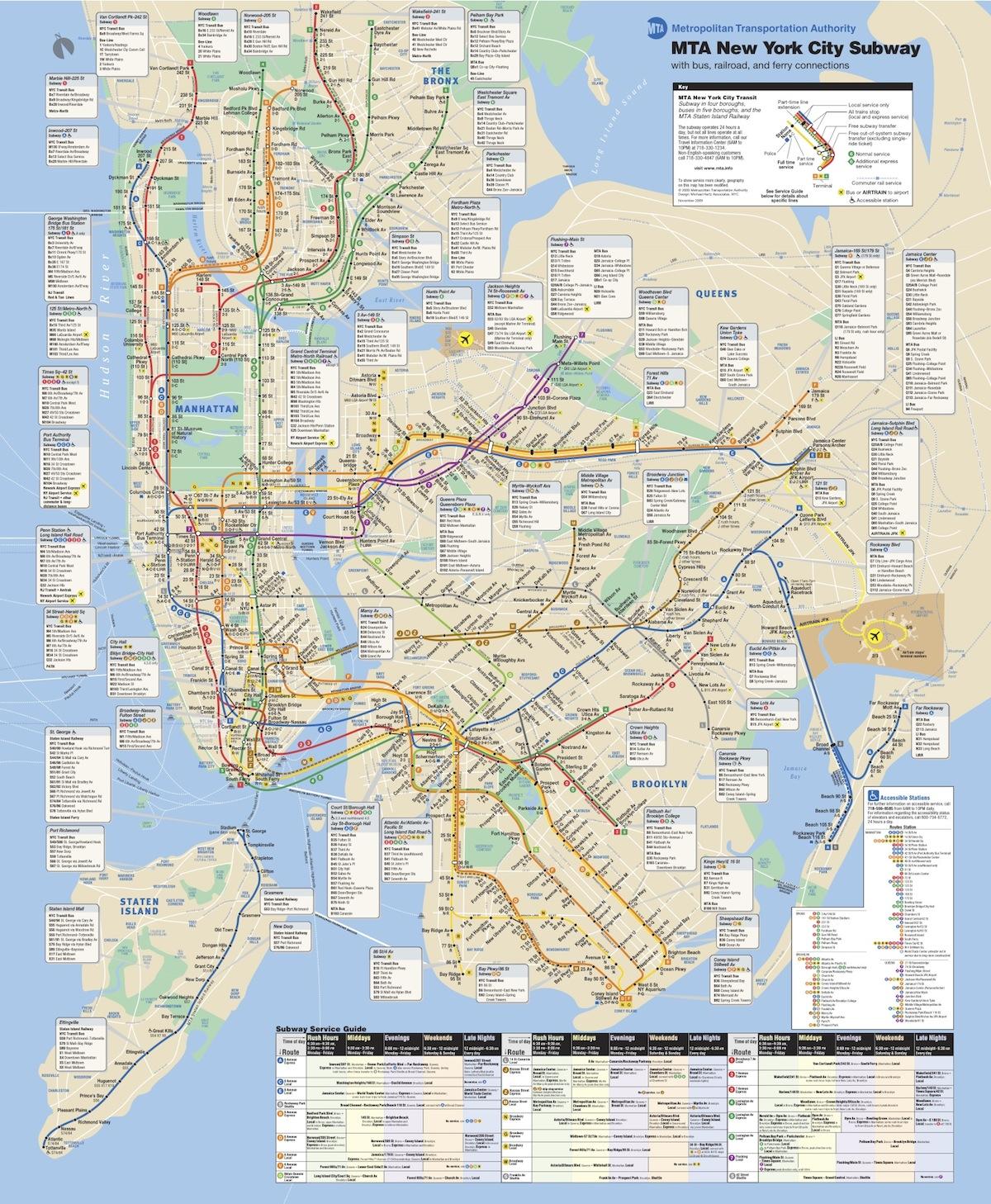 MTA mapa de trenes de nueva york MTA mapa de trenes (Nueva York