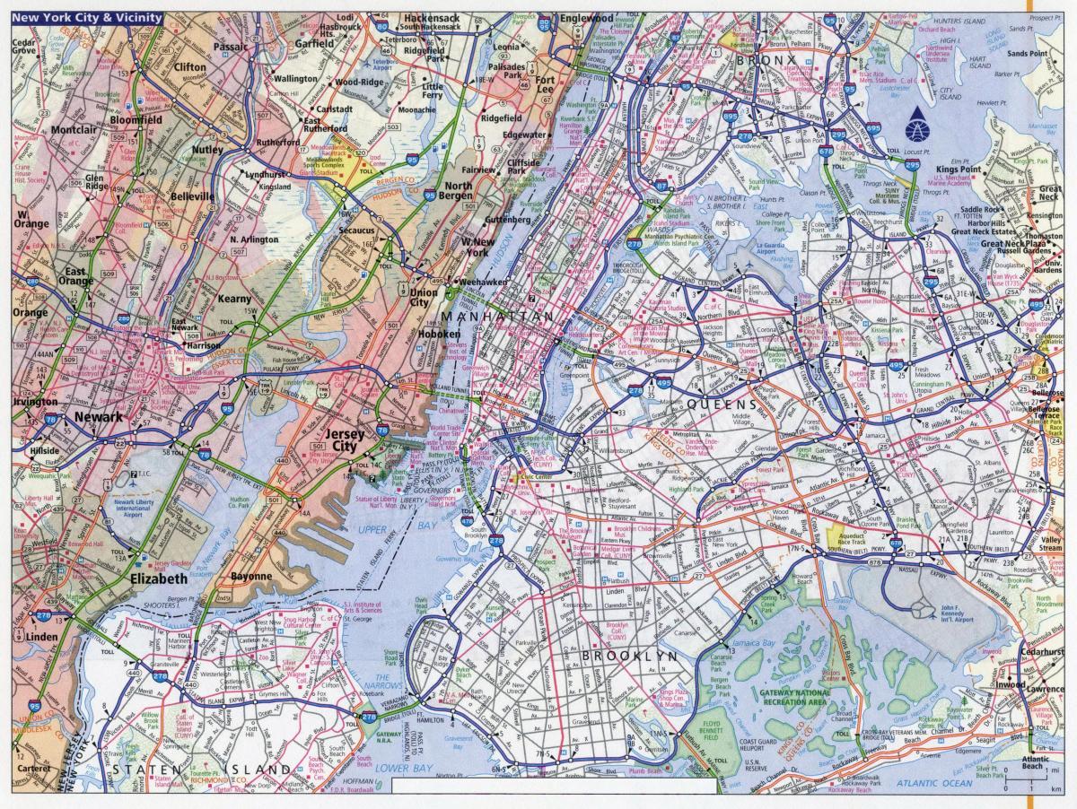 Mapas De La Ciudad De Nueva York - Nueva York Mapas De La Ciudad (Nueva ...