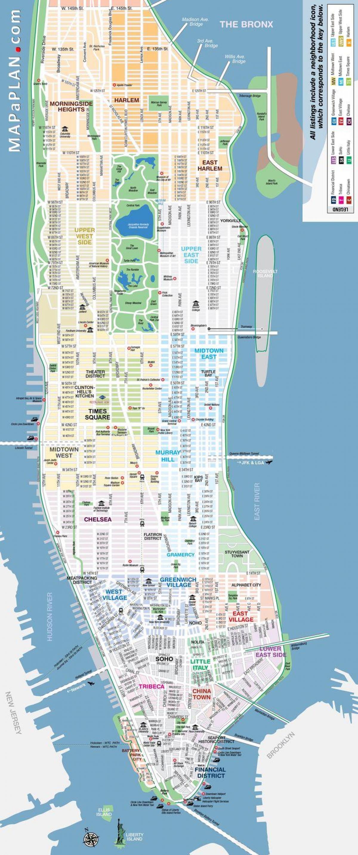 mapa de la ciudad de barrio con calles
