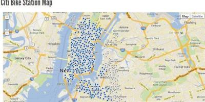 Citi bike mapa de NYC