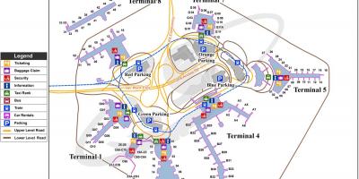 Newark nj aeropuerto mapa