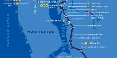 Maratón de nueva York mapa